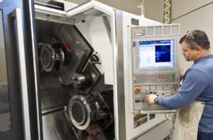 example of Industry 4.0: automated mill/turn machine