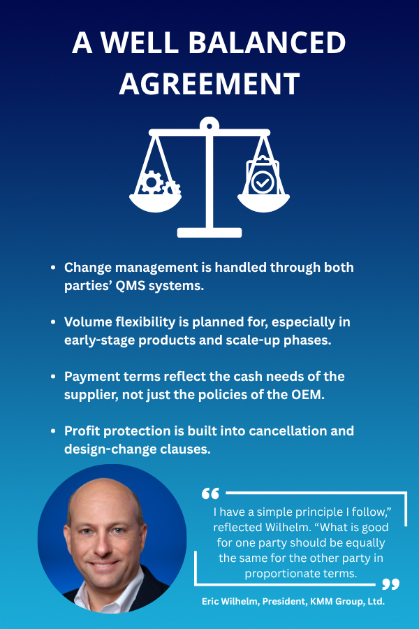 A Well Balanced Agreement