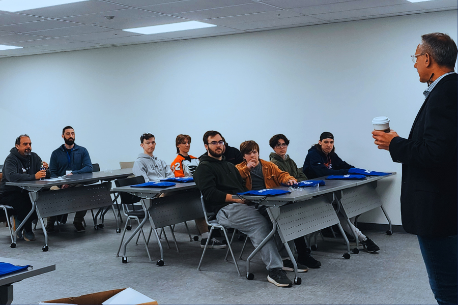 John Shegda inspires students